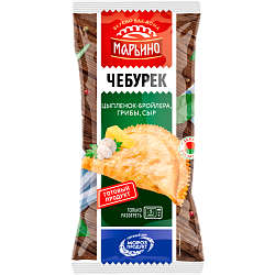 «MARINO» broiler chicken, cheese and mushrooms cheburek